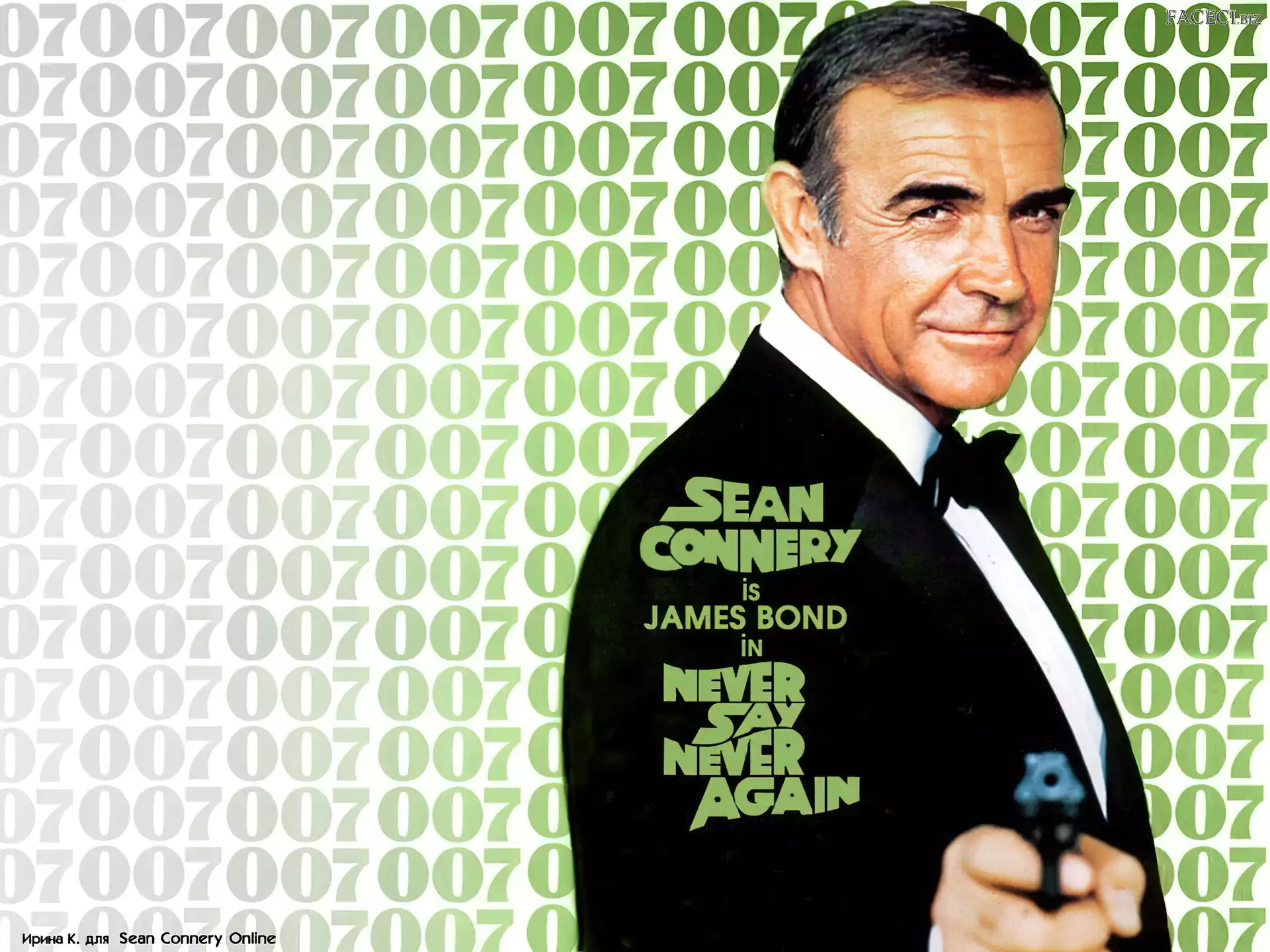 Sean Connery, czarny garnitur